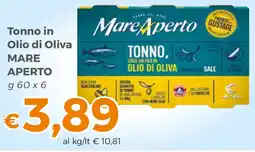Tocal Tonno in olio di oliva Mare Aperto offerta