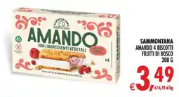 Deco Maxistore Sammontana amando 4 biscotti frutti di bosco offerta