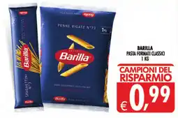 Deco Maxistore Barilla pasta formati classici offerta