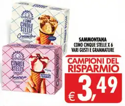 Deco Maxistore Sammontana cono cinque stelle offerta