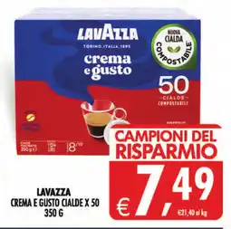 Deco Maxistore Lavazza crema e gusto offerta