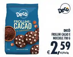 Deco Maxistore Decò Frollini Cacao e Nocciole offerta