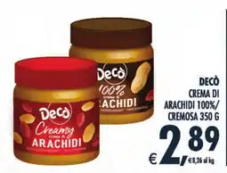 Deco Maxistore Decò Crema di Arachidi offerta
