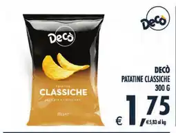 Deco Maxistore Decò patatine classiche offerta