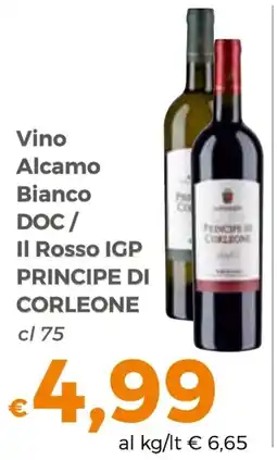 Tocal Vino Alcamo Bianco DOC / Il Rosso IGP PRINCIPE DI CORLEONE offerta