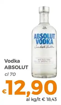 Tocal Vodka ABSOLUT offerta