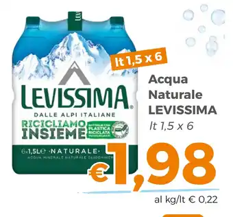 Acqua Naturale Levissima