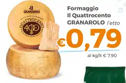 Tocal Formaggio Il Quattrocento Granarolo offerta