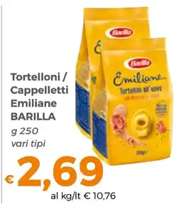 Tocal Tortelloni / Cappelletti Emiliane Barilla offerta