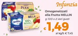 Tocal Omogeneizzati alla Frutta Mellin offerta