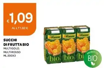 Ekom Pfanner Succhi di Frutta Bio 200ml x 3 offerta