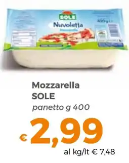Tocal Mozzarella SOLE offerta