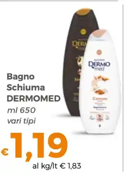 Tocal Bagno Schiuma DERMOMED offerta