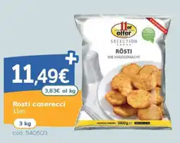 C+C Italmarket Rösti caserecci 11er offerta