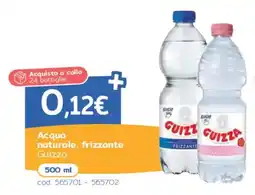 C+C Italmarket Acqua naturale, frizzante Guizza offerta