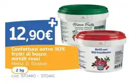 C+C Italmarket Confettura extra 50% frutti di bosco, mirtilli rossi Menz & Gasser offerta