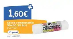 C+C Italmarket Sacco compostabile Gel-Sac offerta