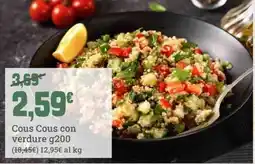 Banco Fresco Cous Cous con verdure offerta
