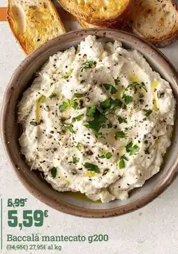 Banco Fresco Baccalà mantecato offerta