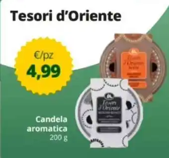 Candela aromatica Tesori d'Oriente