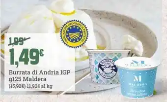 Burrata di Andria IGP Maldera