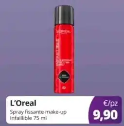 Prodet L'Oreal Spray fissante make-up Infaillible offerta