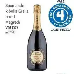Famila Superstore Spumande Ribolla Gialla brut I Magredi VALDO offerta