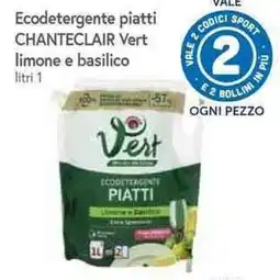Famila Superstore Ecodetergente piatti Chanteclair Vert offerta