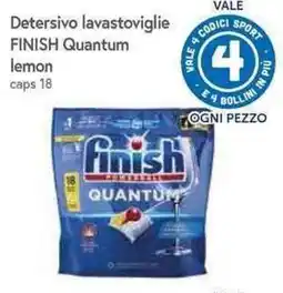Famila Superstore Detersivo lavastoviglie FINISH Quantum lemon offerta