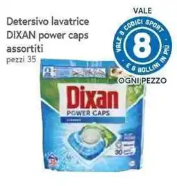 Famila Superstore Detersivo lavatrice Dixan power caps assortiti offerta