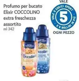 Famila Superstore Profumo per bucato Elixir COCCOLINO extra freschezza assortito offerta