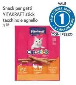 Famila Superstore Snack per gatti Vitakraft stick tacchino e agnello offerta