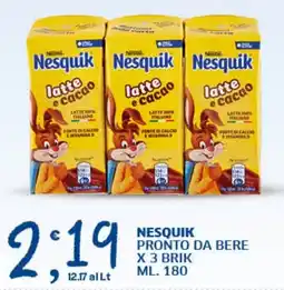 Il Punto Sigma Nesquik latte e cacao offerta
