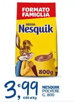 Il Punto Sigma Nesquik polvere offerta