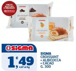 Il Punto Sigma Sigma croissant albicocca offerta