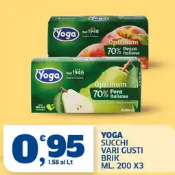 Il Punto Sigma Yoga succhi vari gusti offerta