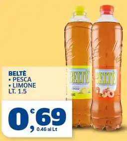 Il Punto Sigma Beltè pesca limone offerta