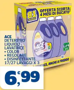 Il Punto Sigma Ace Detersivo Liquido Lavatrice offerta
