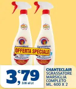 Il Punto Sigma Chanteclair sgrassatore marsiglia completo offerta