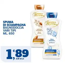 Il Punto Sigma Spuma di Sciampagna bagnodoccia offerta