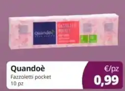 Prodet Quandoè Fazzoletti pocket offerta