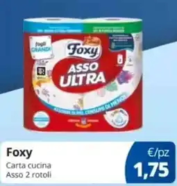Prodet Foxy carta cucina asso 2 rotoli offerta