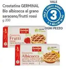 Famila Superstore Crostatina GERMINAL Bio albicocca al grano saraceno/frutti rossi offerta