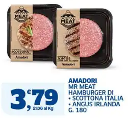 Il Punto Sigma Amadori Mr Meat hamburger di scottona italia angus irlanda offerta