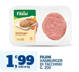 Il Punto Sigma Fileni hamburger di tacchino offerta