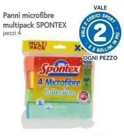 Famila Superstore Panni microfibra multipack Spontex offerta