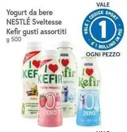 Famila Superstore Yogurt da bere NESTLÉ Sveltesse Kefir gusti assortiti offerta