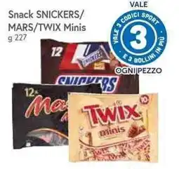 Famila Superstore Snack SNICKERS/MARS/TWIX Minis offerta