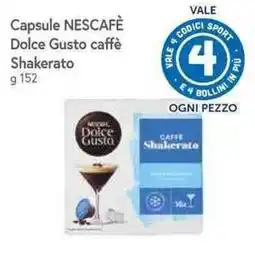 Famila Superstore Capsule NESCAFÉ Dolce Gusto caffè Shakerato offerta
