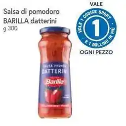 Famila Superstore Salsa di pomodoro Barilla datterini offerta